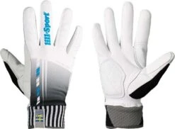 LillSport XC Gloves Legend Slim (White/Blue)