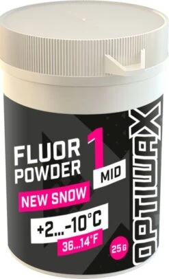 Optiwax FluorPowder Mid (C6, PFOA-free) 1 +2...-10°C, 25g