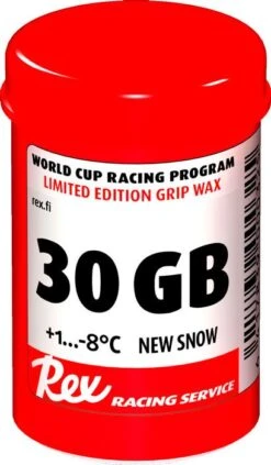Rex 30GB Racing Service "new Snow" Grip Wax +1...-8°C, 45g