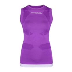Spring Sleeveless T-shirt For Woman, Violet